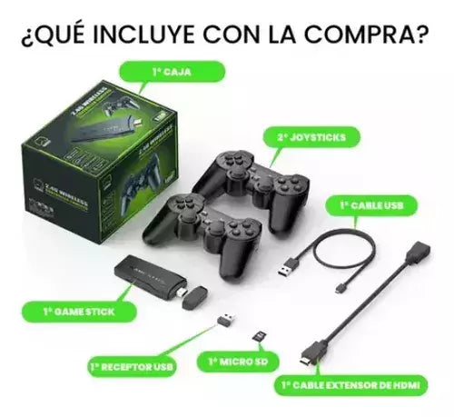 🕹️NUEVA CONSOLA RETRO GAMESTICK M.2 +10.000 JUEGOS 4K🎮